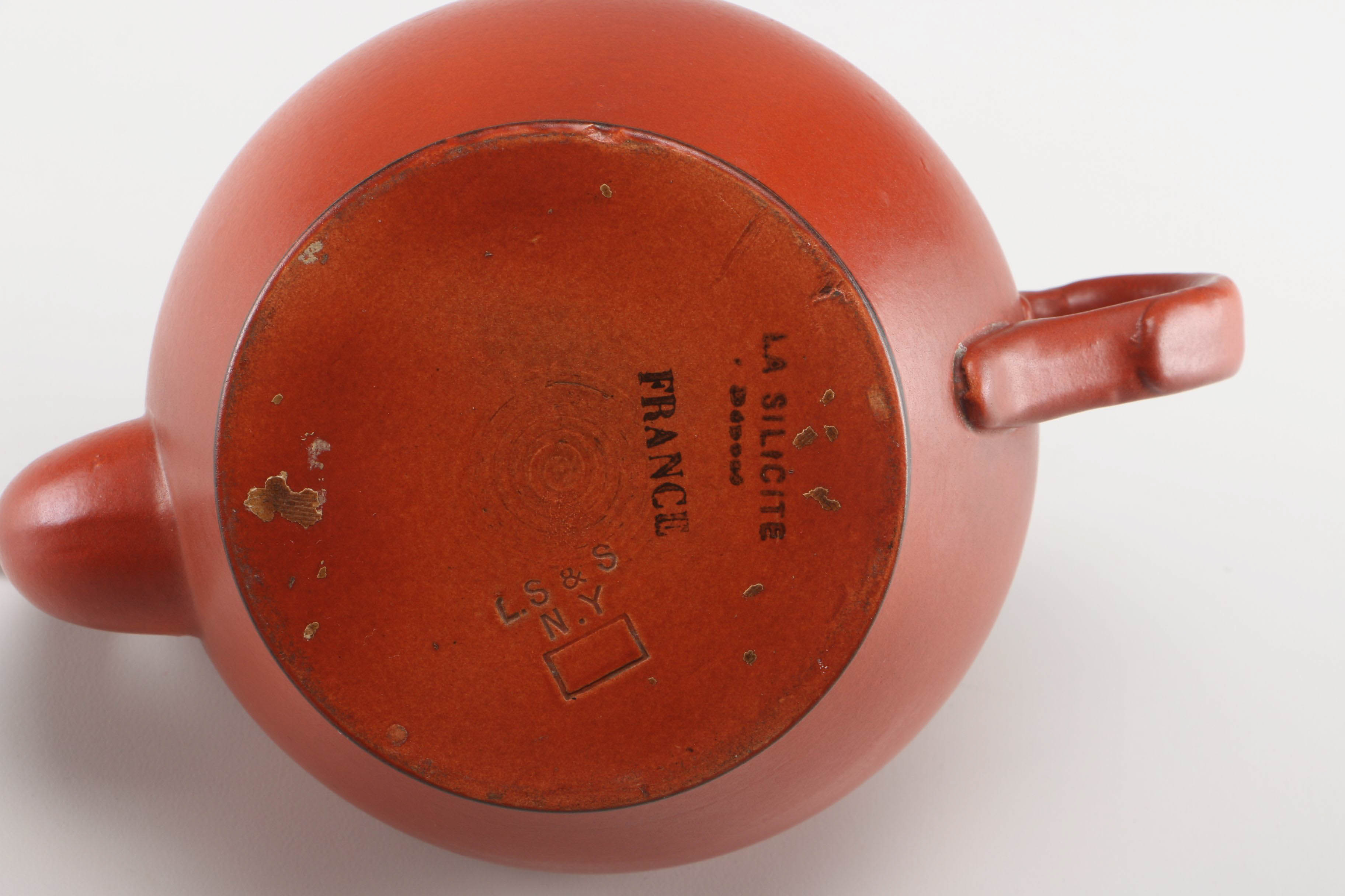 Ceramic Tea Pot and Pitcher Pair