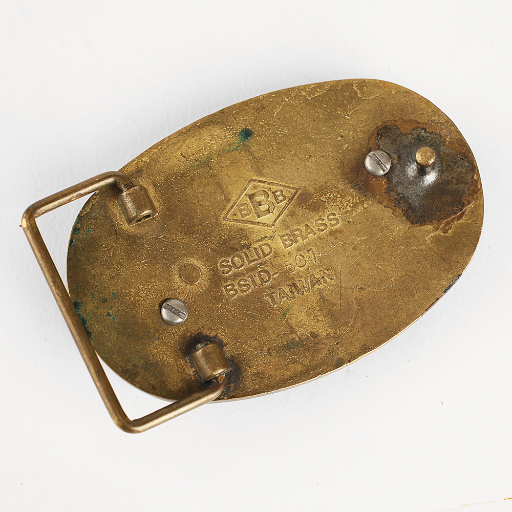 Moon Landing and Uncle Sam Metal Belt Buckles