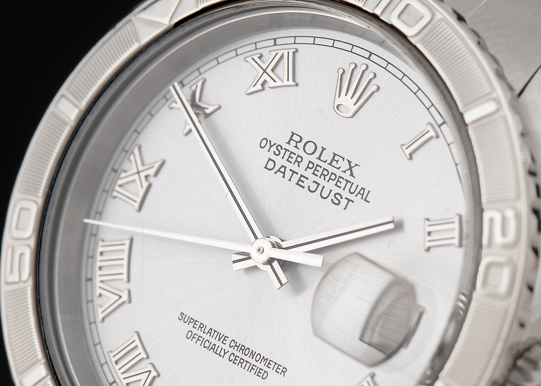 Rolex Datejust Turnograph 16264 18K White Gold and Steel Auto