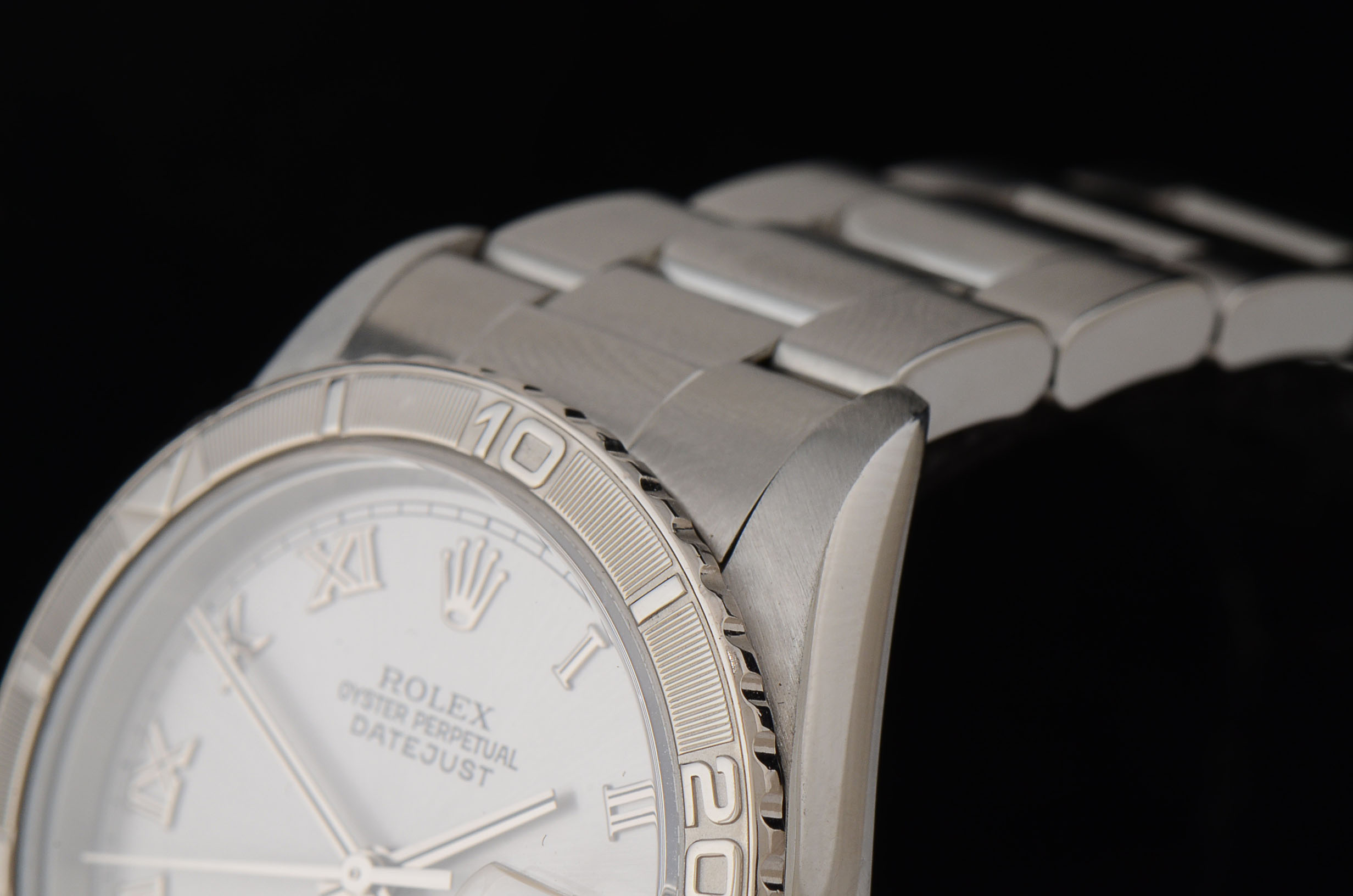 Rolex Datejust Turnograph 16264 18K White Gold and Steel Auto