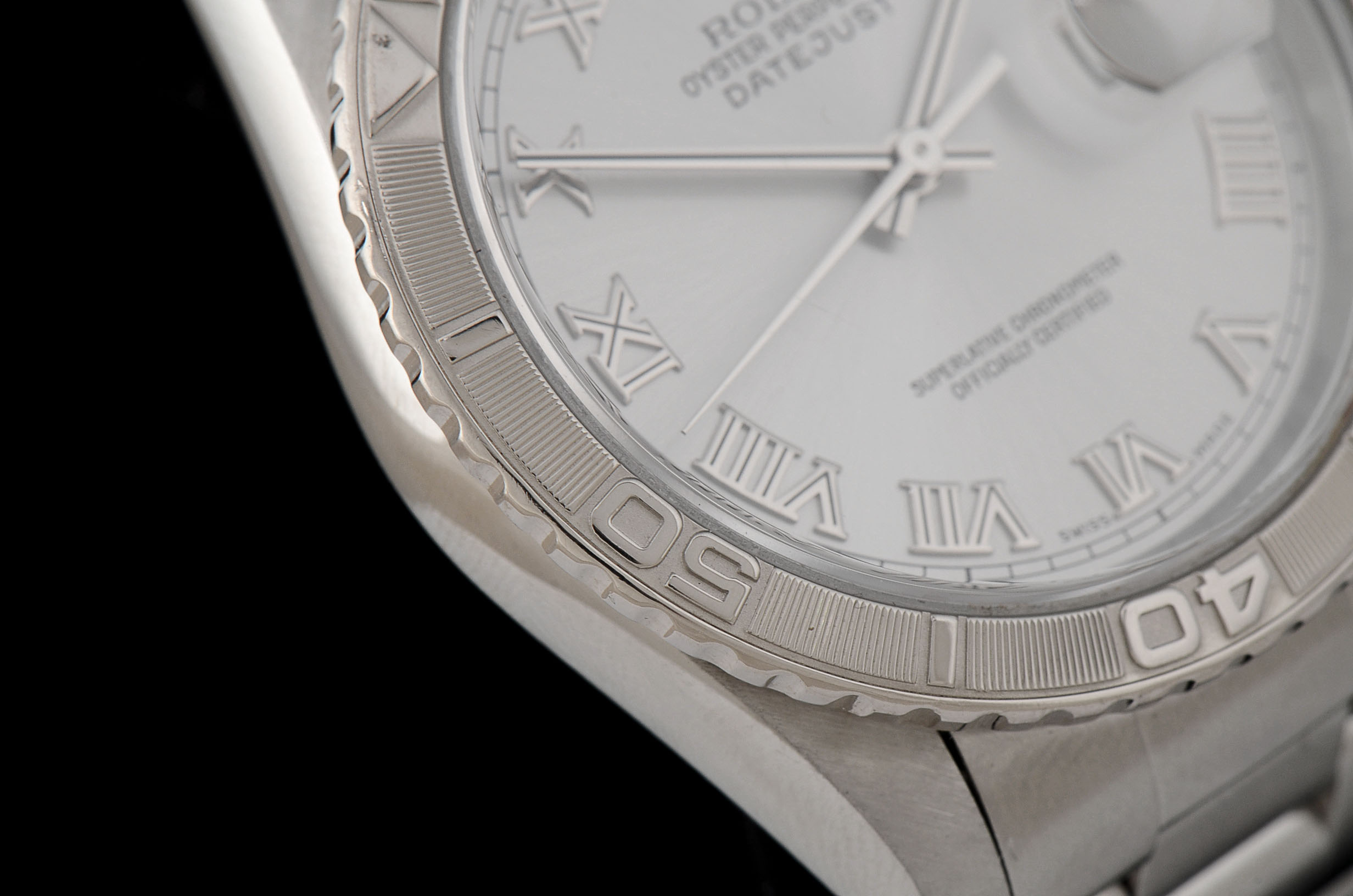 Rolex Datejust Turnograph 16264 18K White Gold and Steel Auto