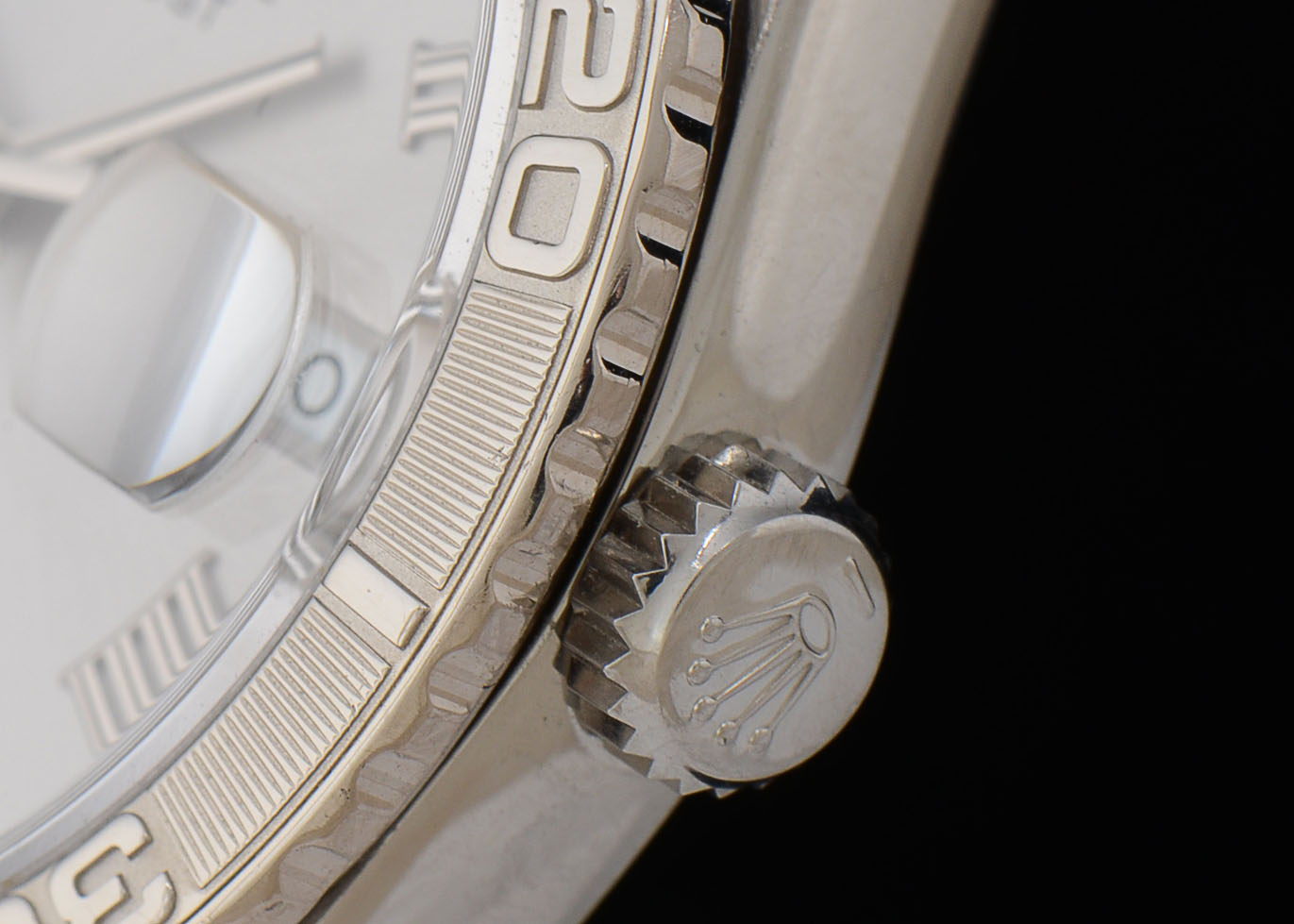 Rolex Datejust Turnograph 16264 18K White Gold and Steel Auto
