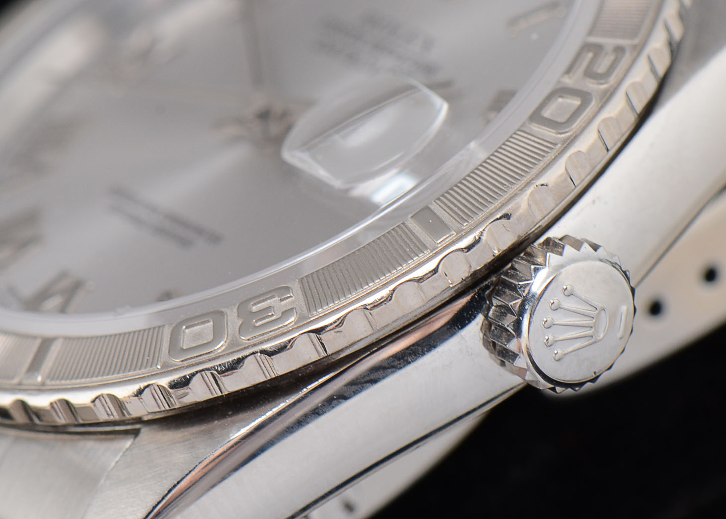 Rolex Datejust Turnograph 16264 18K White Gold and Steel Auto