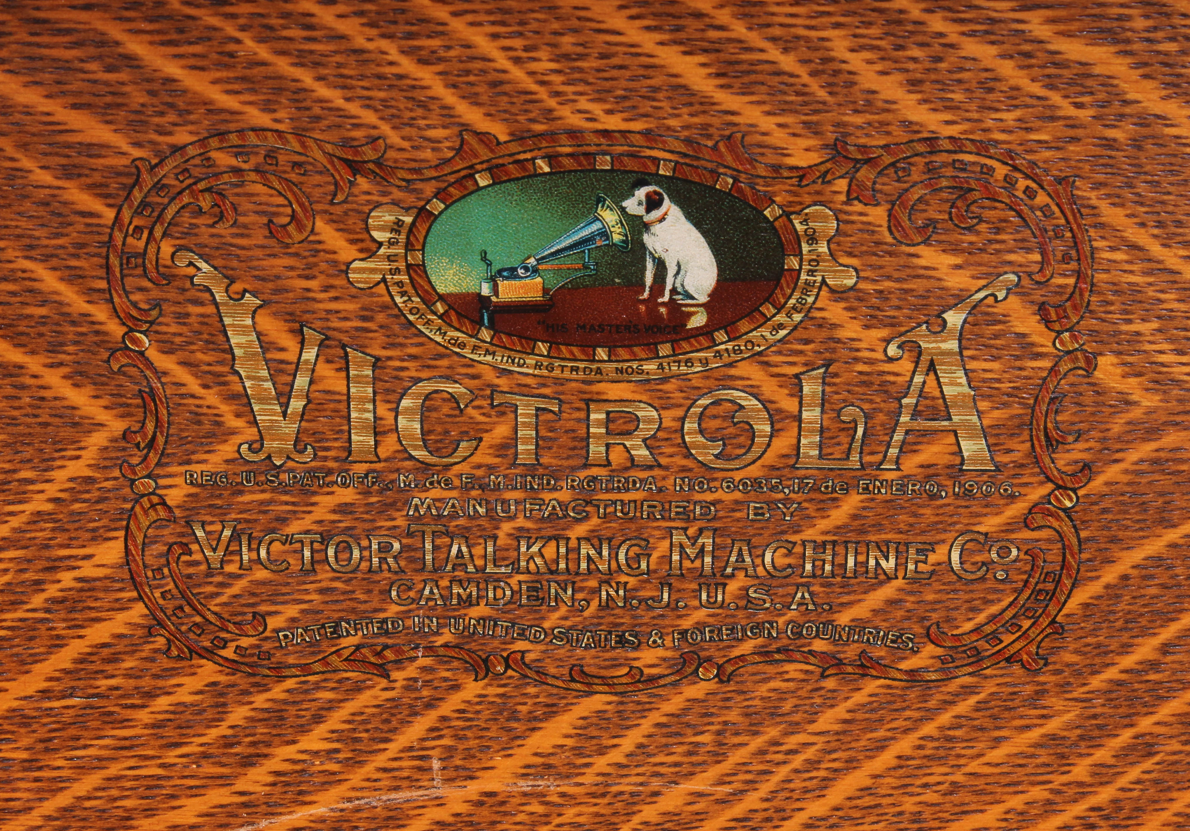 Circa 1918 Victor "Victrola" Record Player