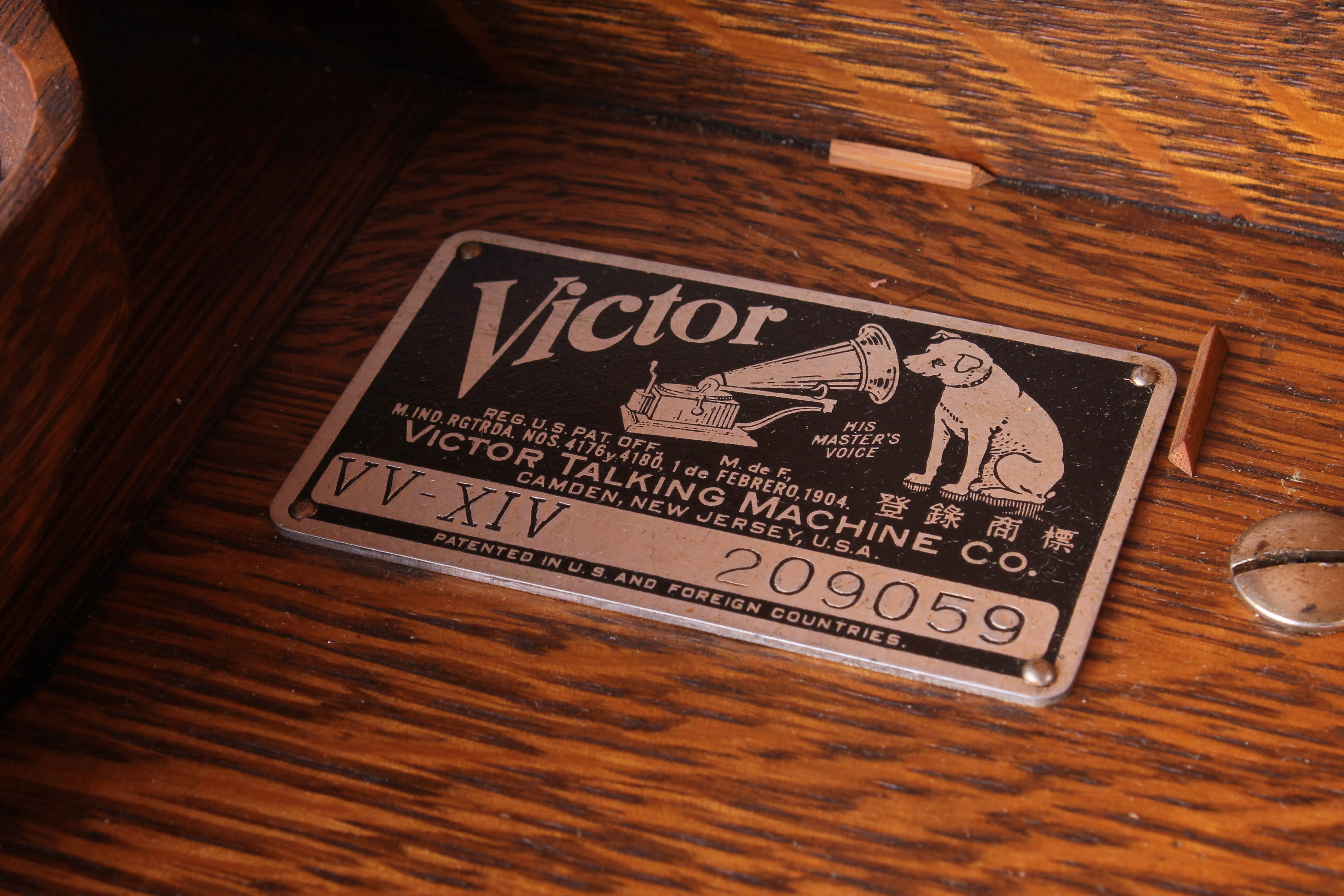 Circa 1918 Victor "Victrola" Record Player