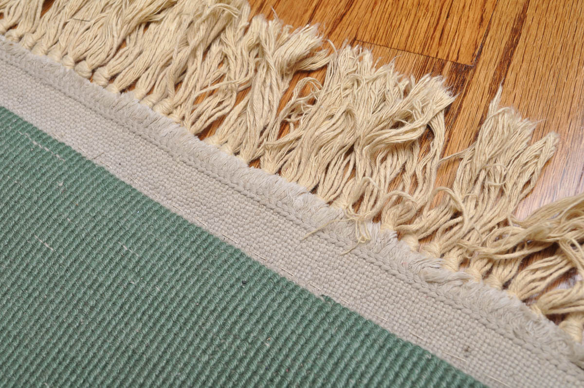 Teal Floral Accent Rug