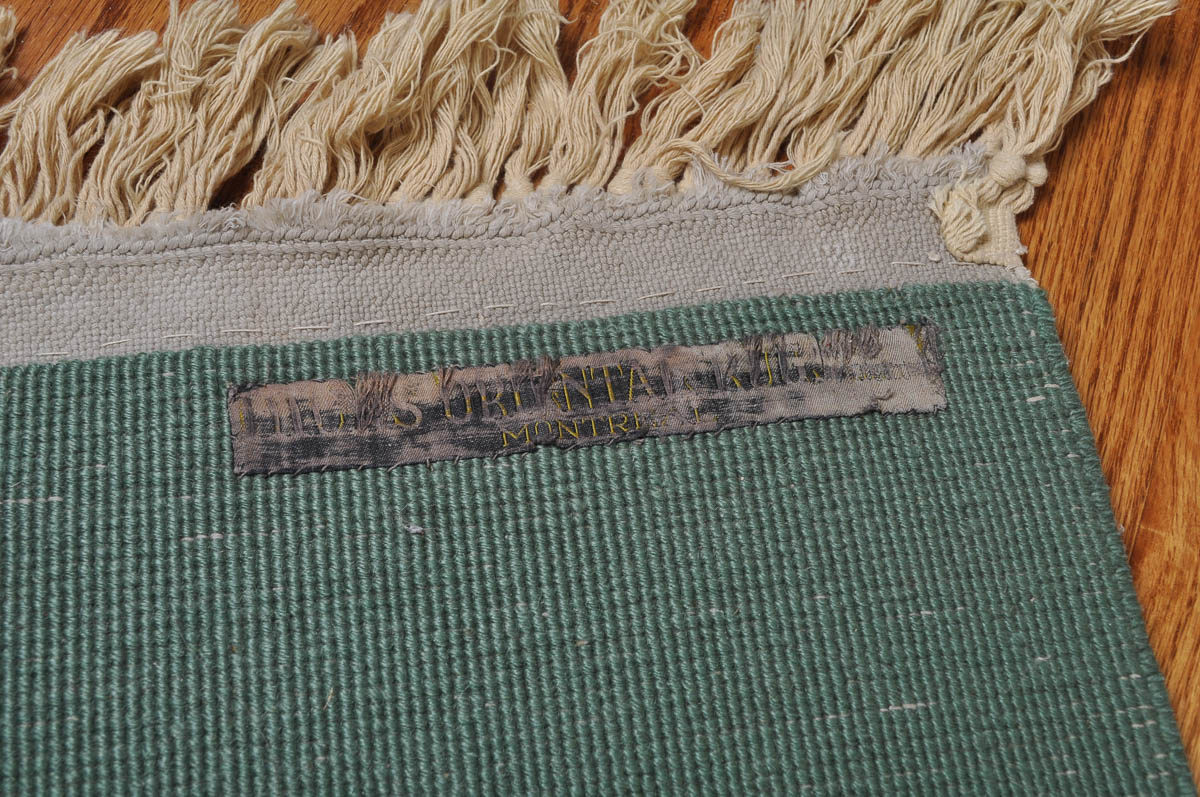 Teal Floral Accent Rug