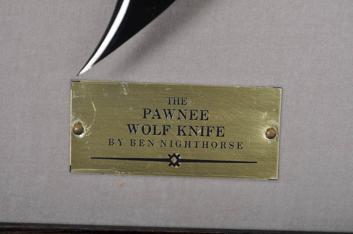 Franklin Mint "The Pawnee Wolf Knife" by Ben Nighthorse
