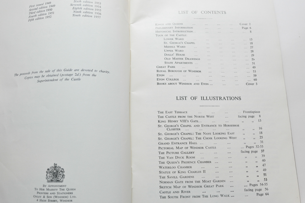 Vintage Silver Plate Spoon, Wendell Willkie Magazine and Vintage Guide to the Windsor Castle