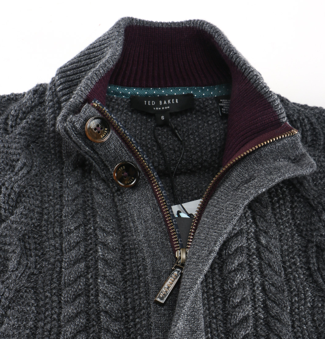 Ted Baker Zippered Cardigan Sweater