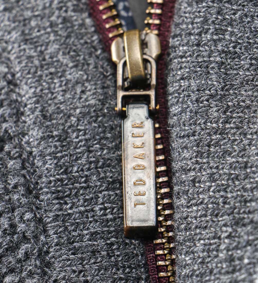 Ted Baker Zippered Cardigan Sweater