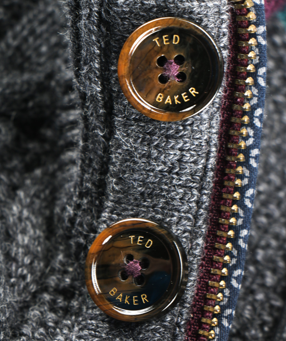 Ted Baker Zippered Cardigan Sweater