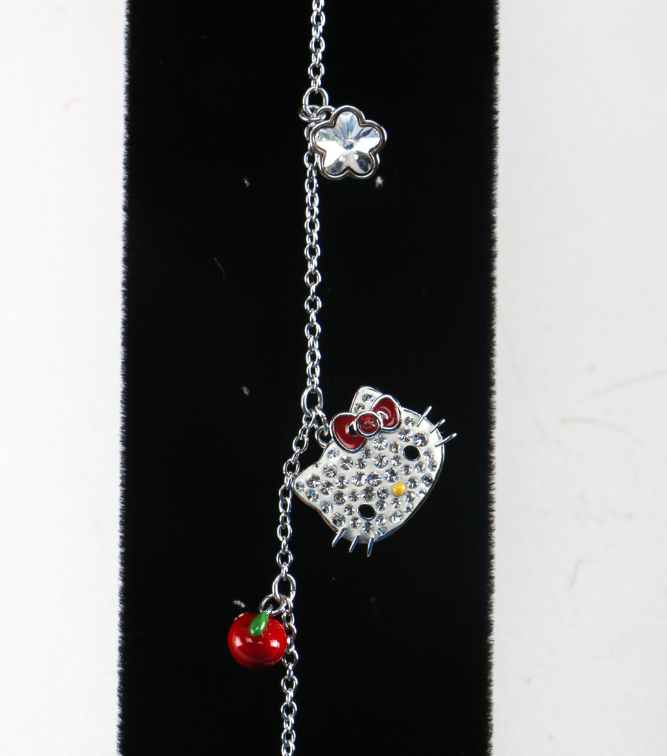 Swarovski Hello Kitty Necklace and Bracelet