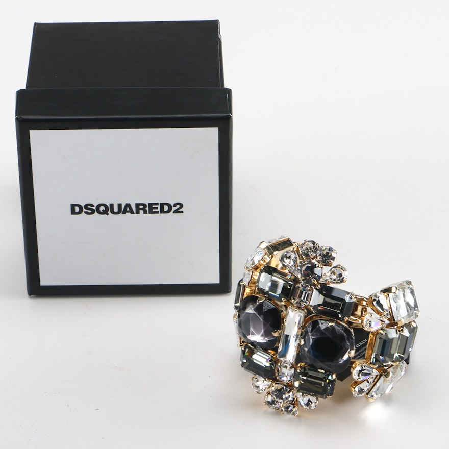 Dsquared2 Cuff Crystal Bracelet