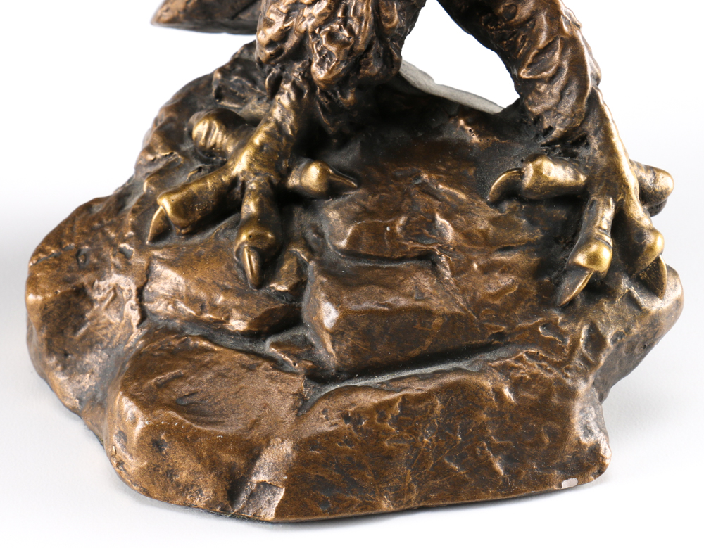 Ceramic Bald Eagle Figurine