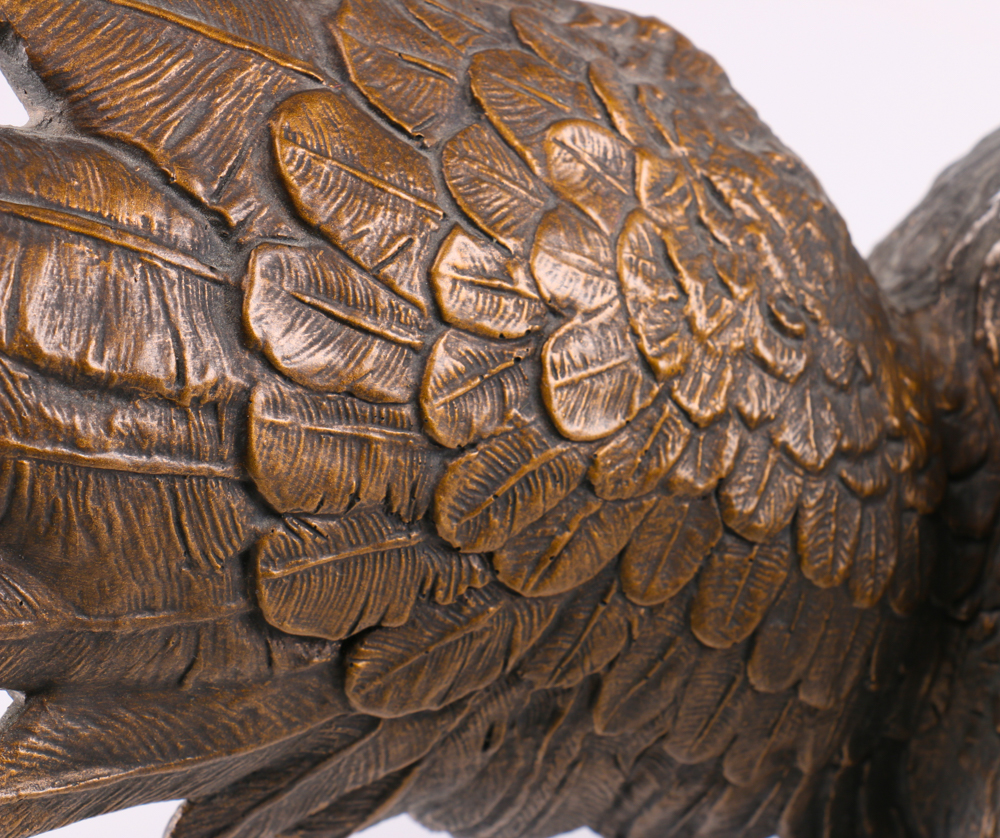 Ceramic Bald Eagle Figurine