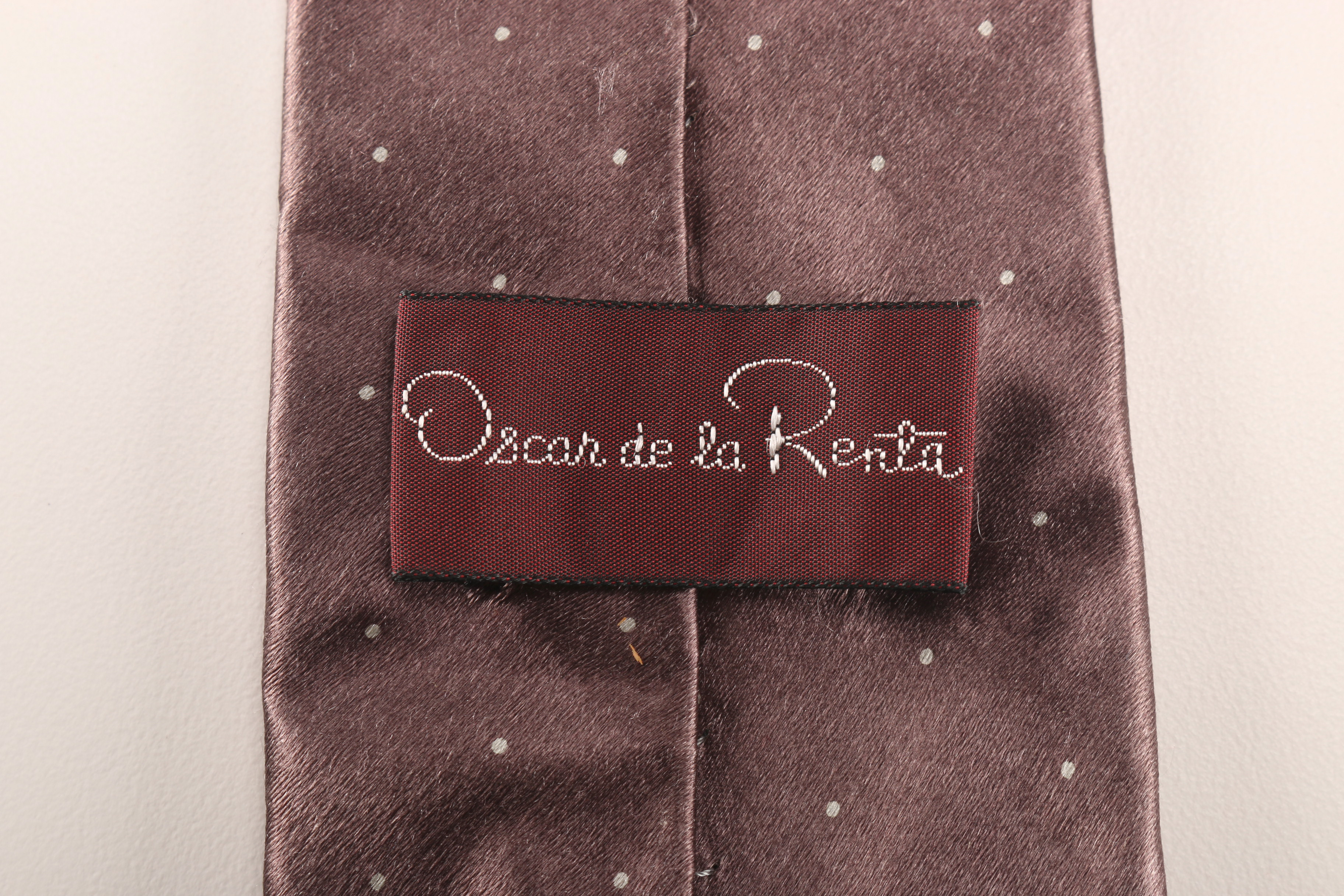 Assortment of Neckties Including Oscar De La Renta