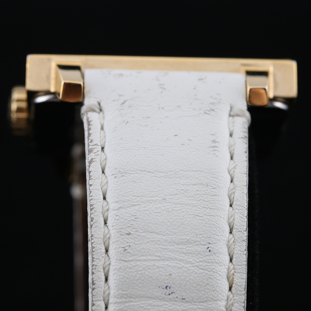 Coach White and Gold Tone Watch