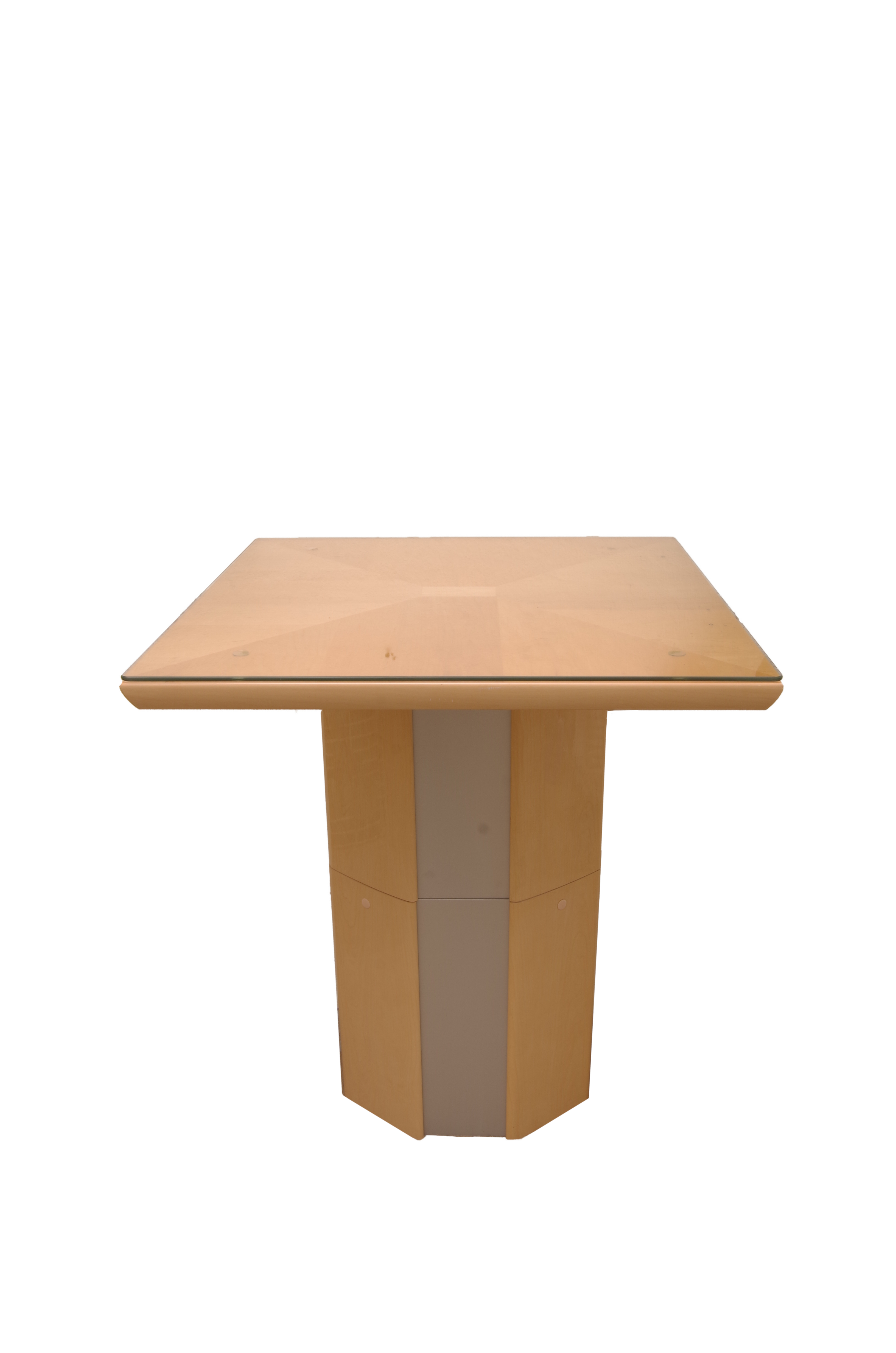 Glass Topped Tall Table