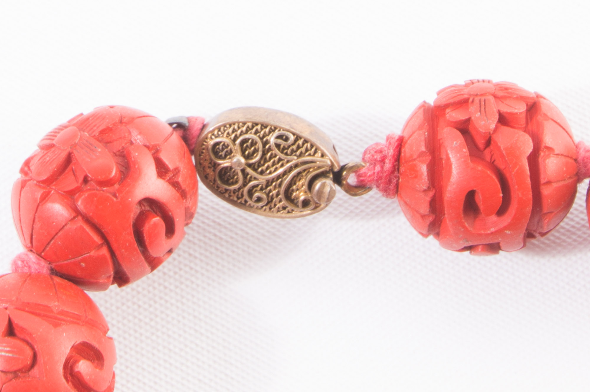 Cinnabar Jewelry Set