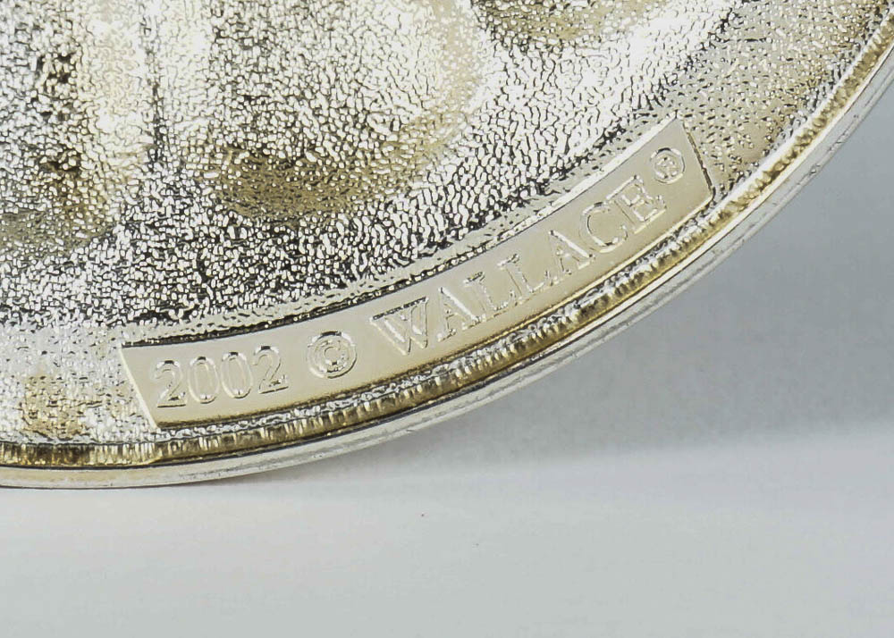 2002 Wallace Silversmiths Musical Nativity Egg