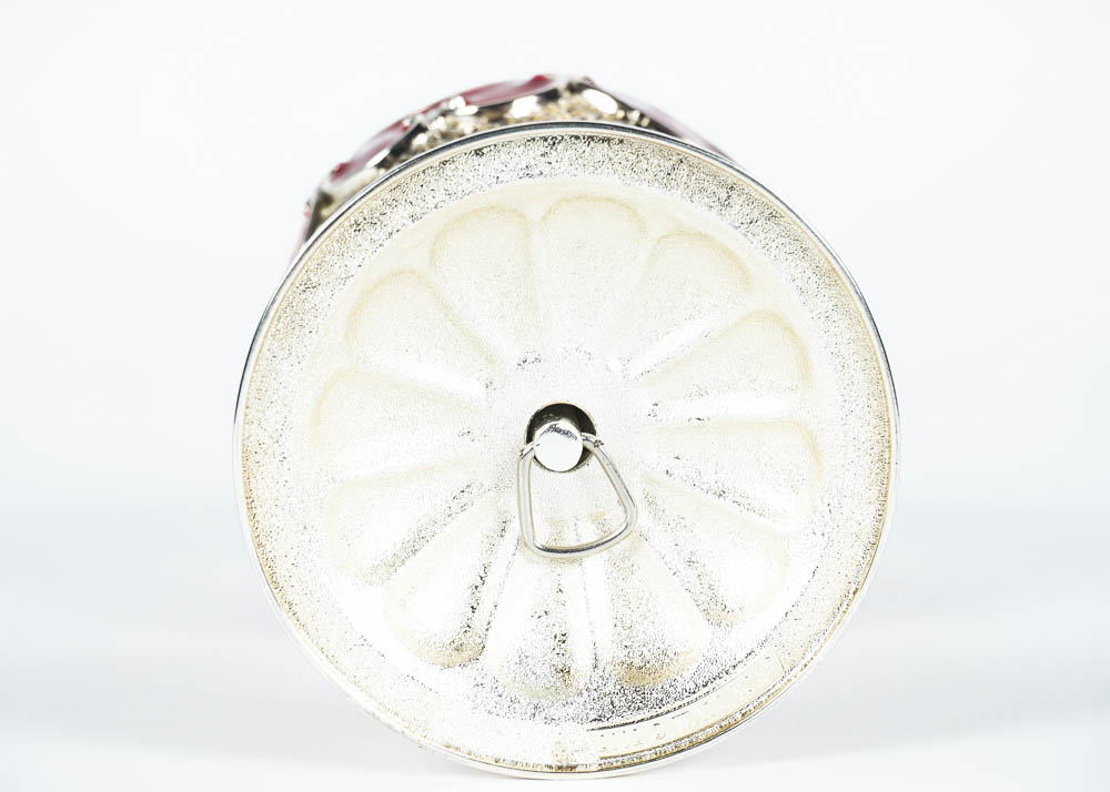 2002 Wallace Silversmiths Musical Nativity Egg