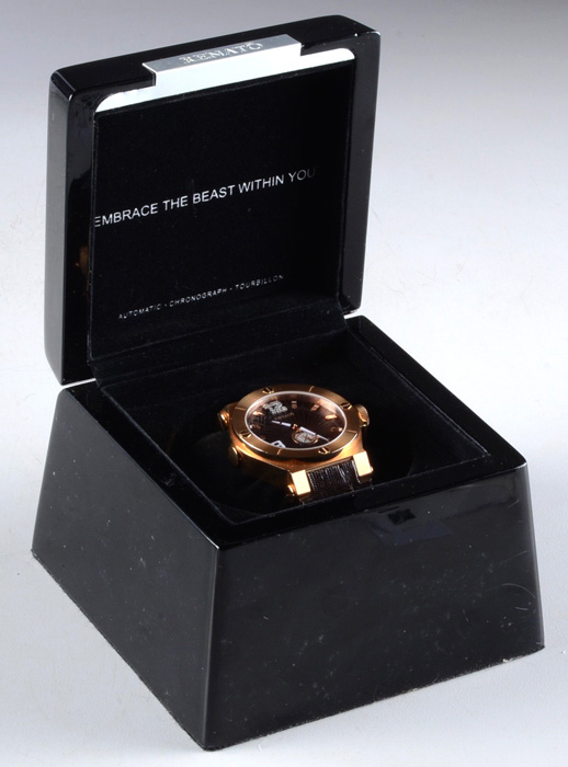 Limited Edition Renatō Wilde-Beast "Lizard Integration" Hand Made with Diamonds Watch