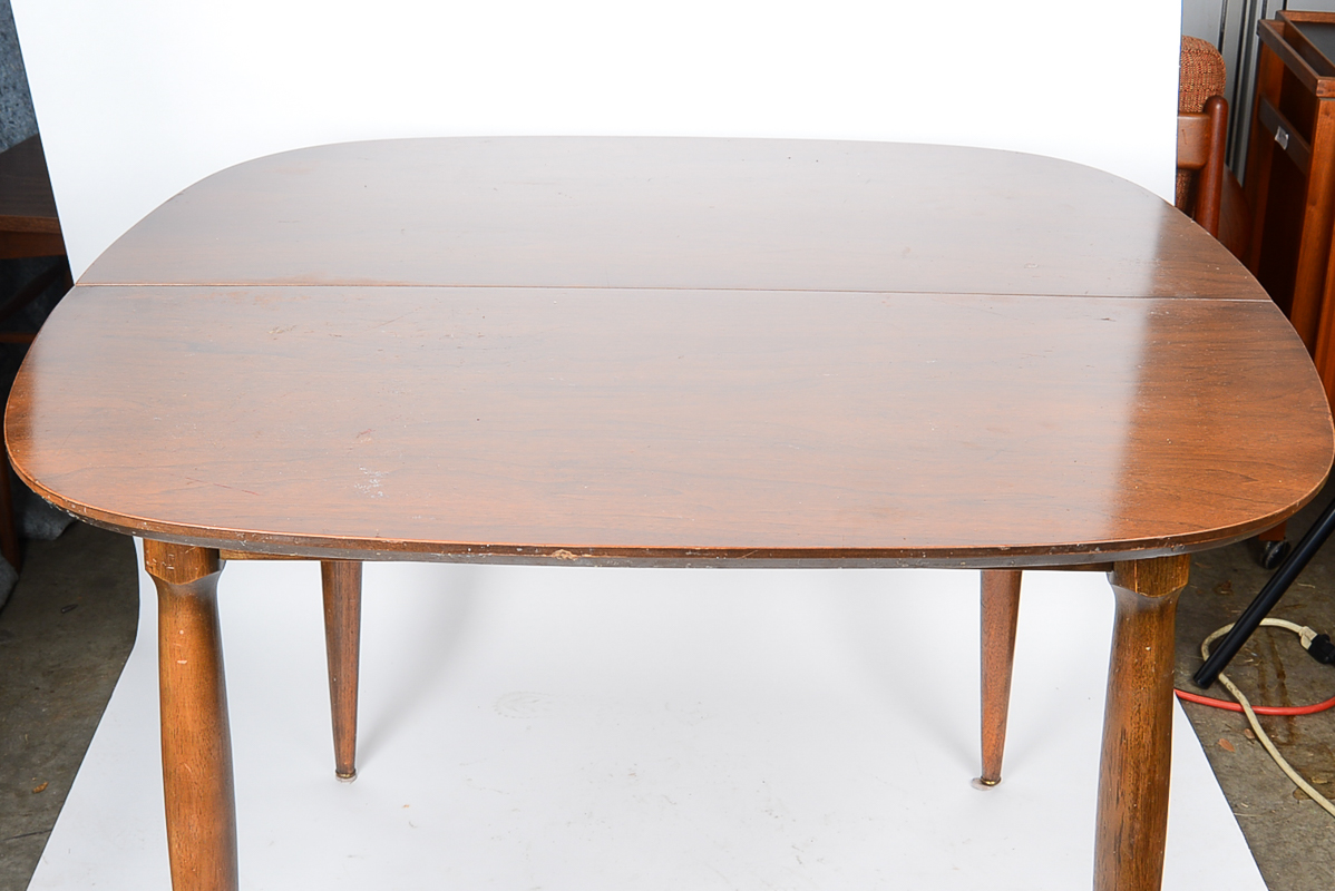 Mid Century Modern Walnut Dining Set