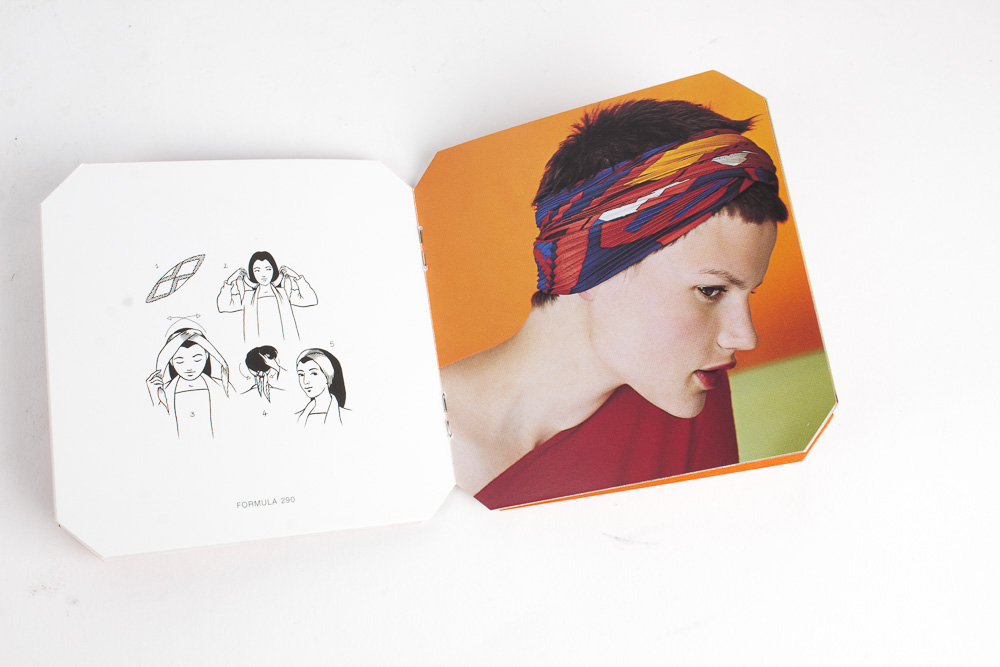 Hermes "Belles du Mexique" Virginie Jamin Designed Pleated Scarf