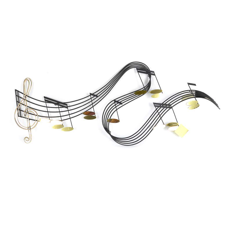 Original Signed Curtis Jere Musical Notes Sculpture