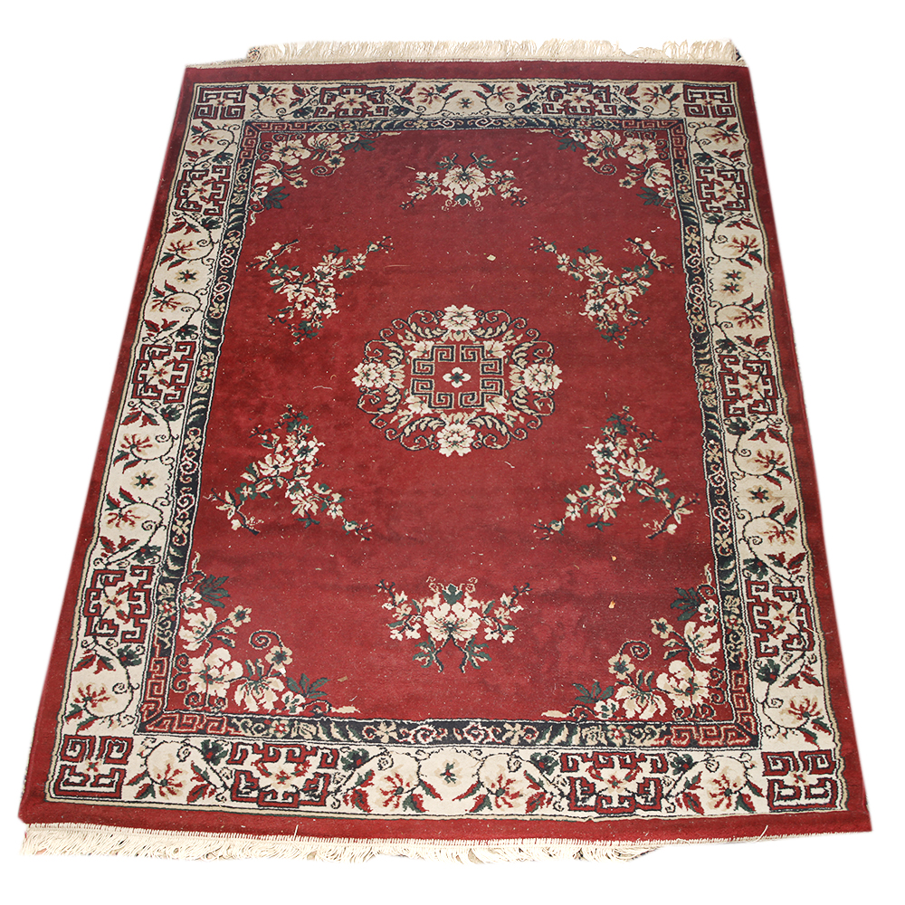 Chinese-Style Medallion Area Rug
