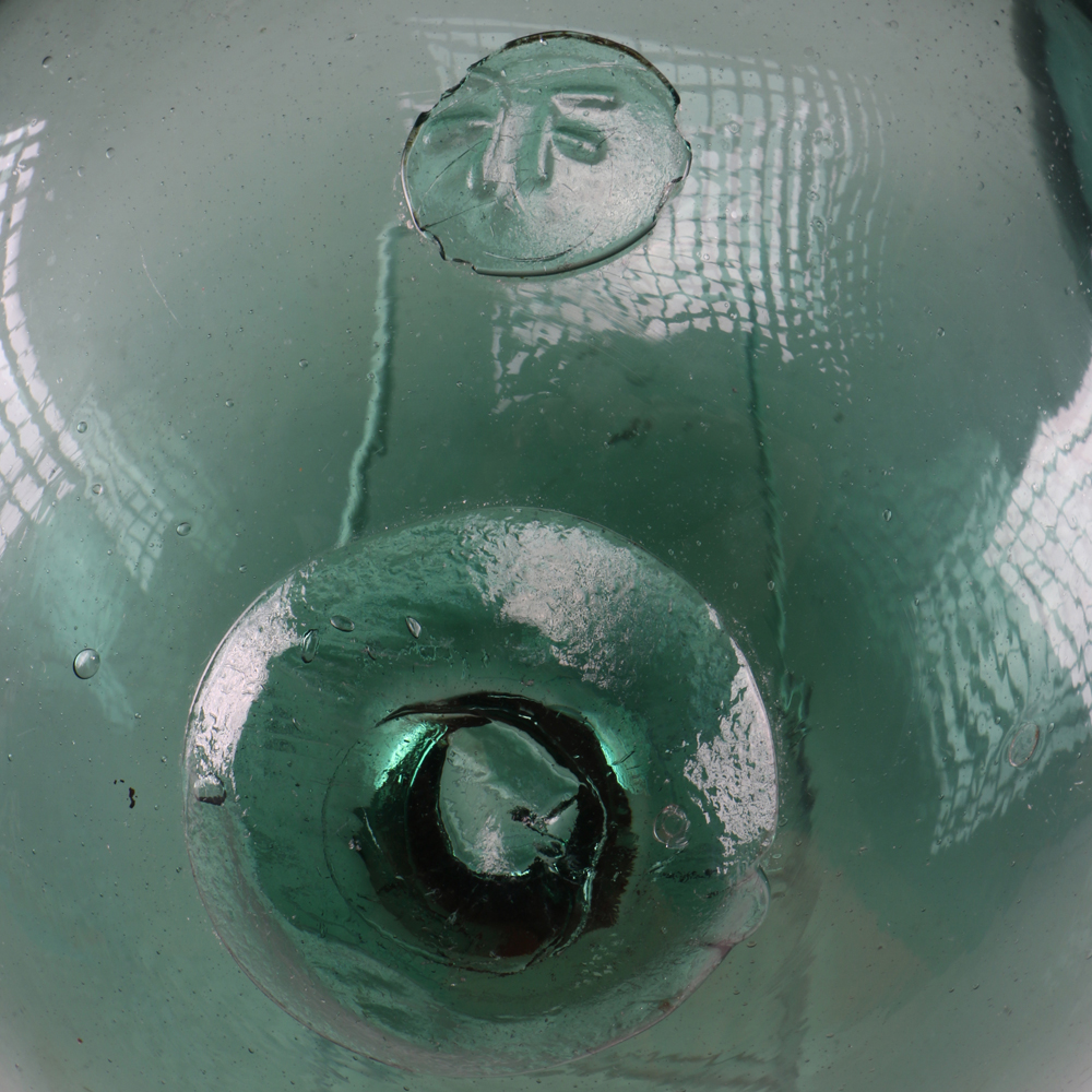 Pair of Hukuyo Glass Fishing Floats