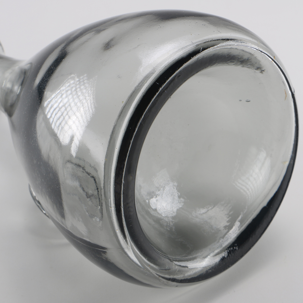 Pair Of Green Glass Decanters