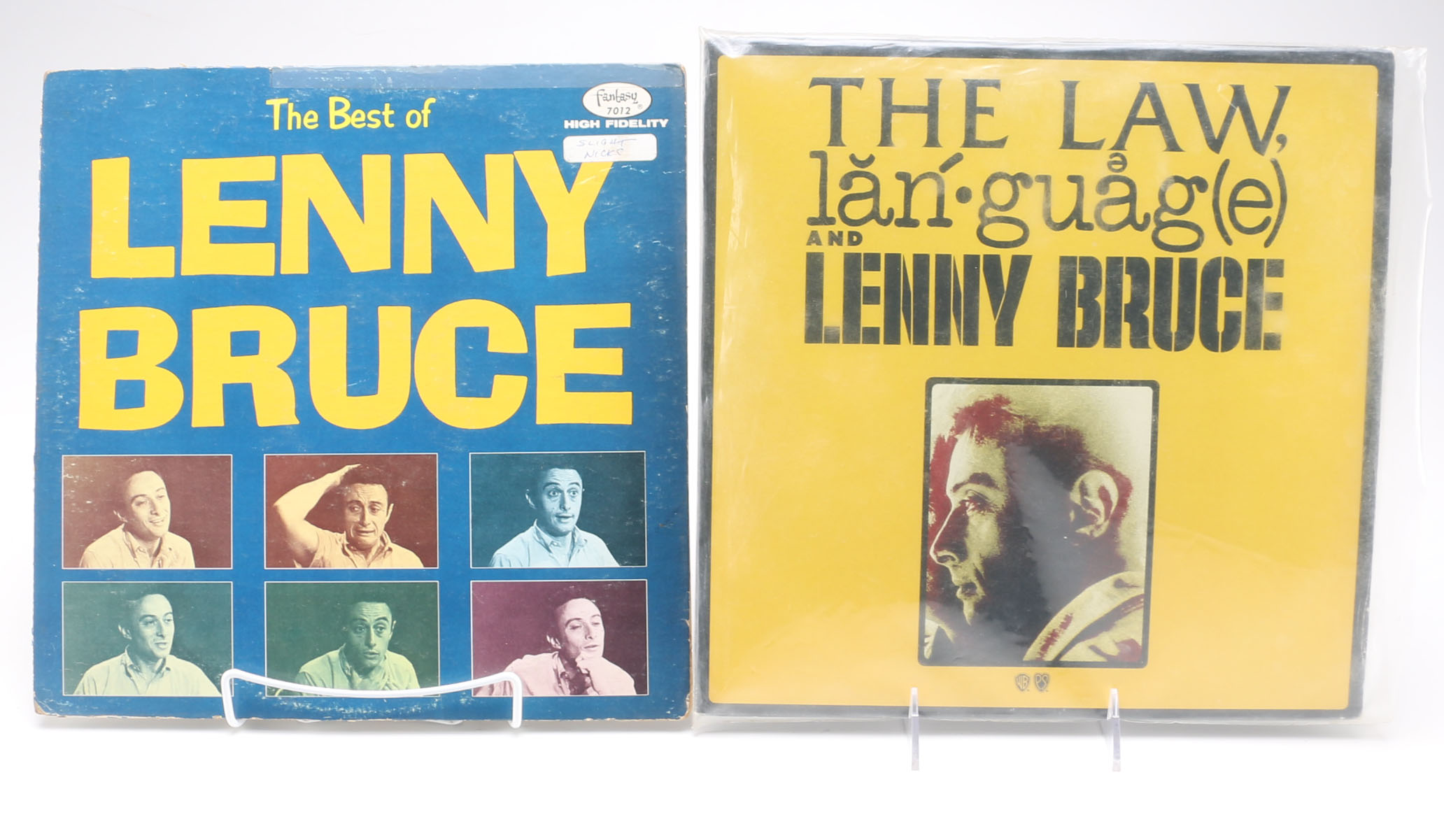 Five Lenny Bruce LPs With Other Rock, Pop and Vocalist Records