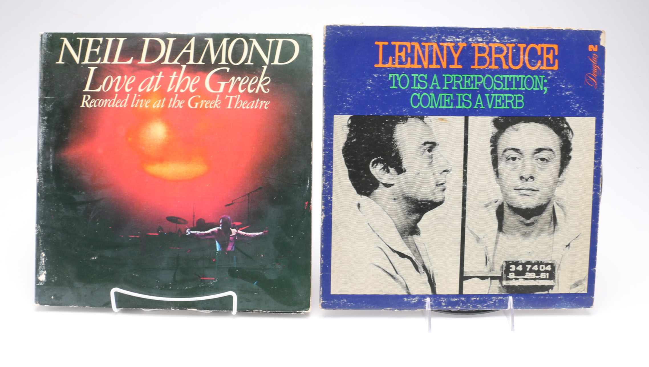 Five Lenny Bruce LPs With Other Rock, Pop and Vocalist Records