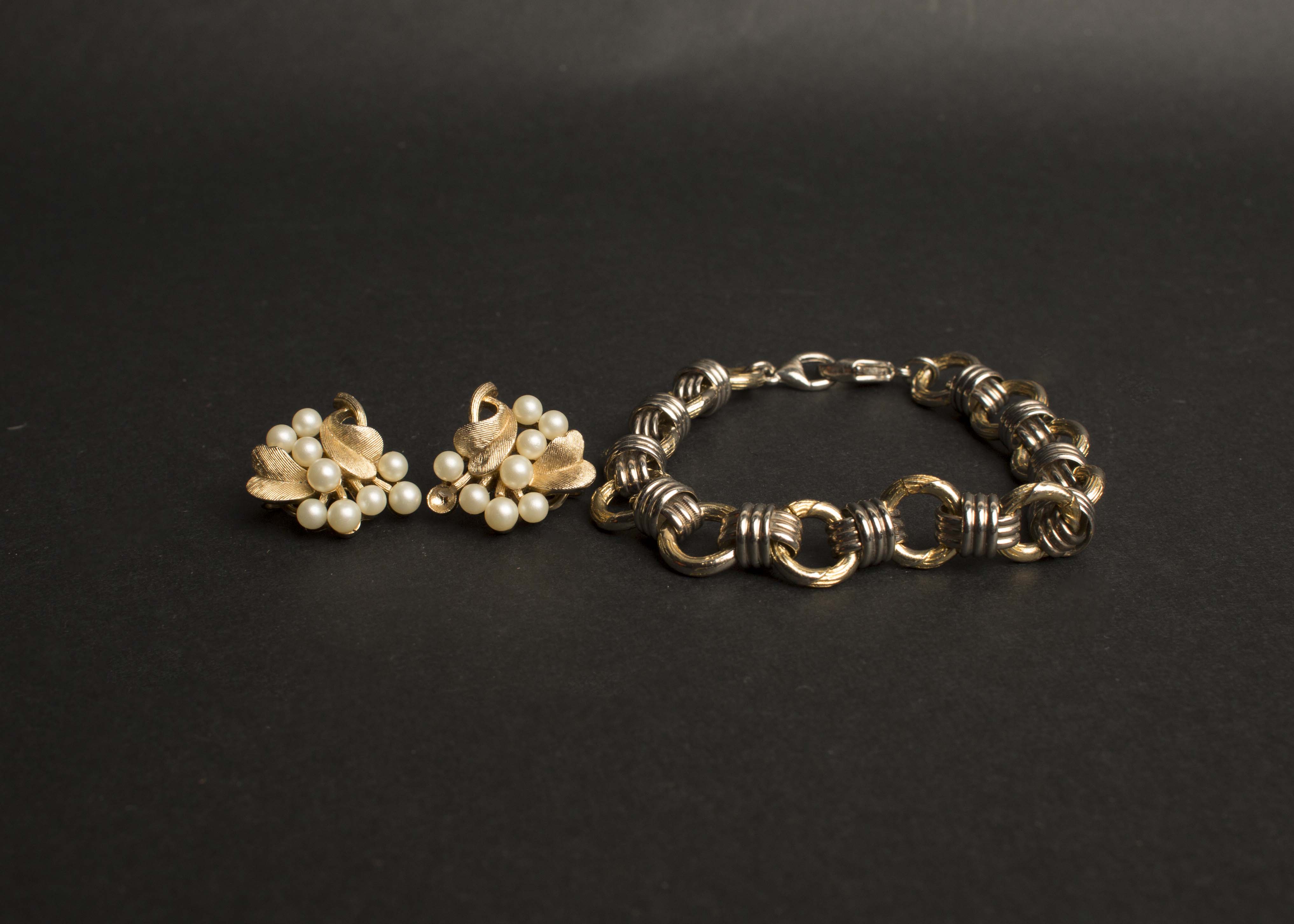 Gold Toned Costume Jewelry Assortment