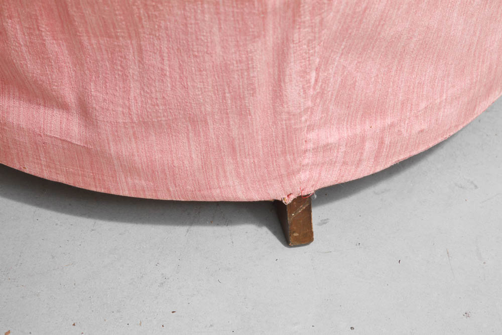 Art Deco Pink Velvet 1930's Vintage Club Chair