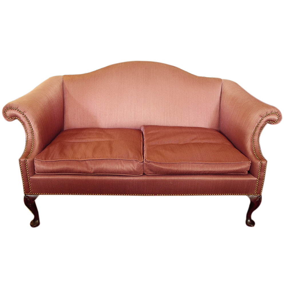 Vintage Down Filled Love Seat