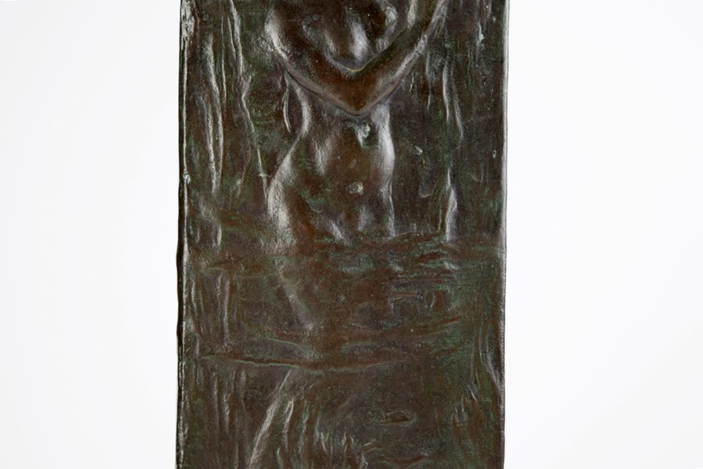 A Spectacular Kozaburo Takeishi (1879-1964) Bronze Mermaid Vase, Signed