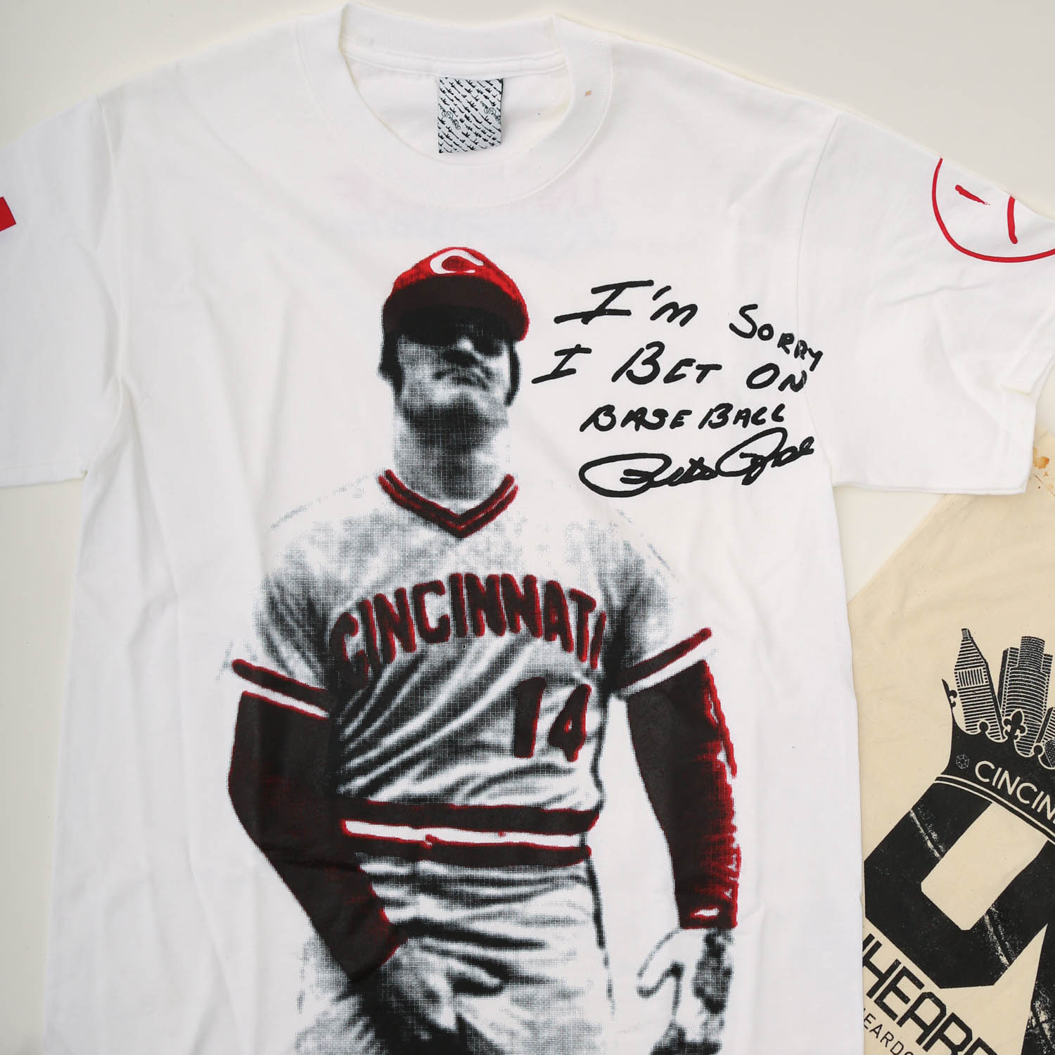 Unheard Of/Rogue Status Cincinnati Reds' Pete Rose T-Shirt and Tote Bag