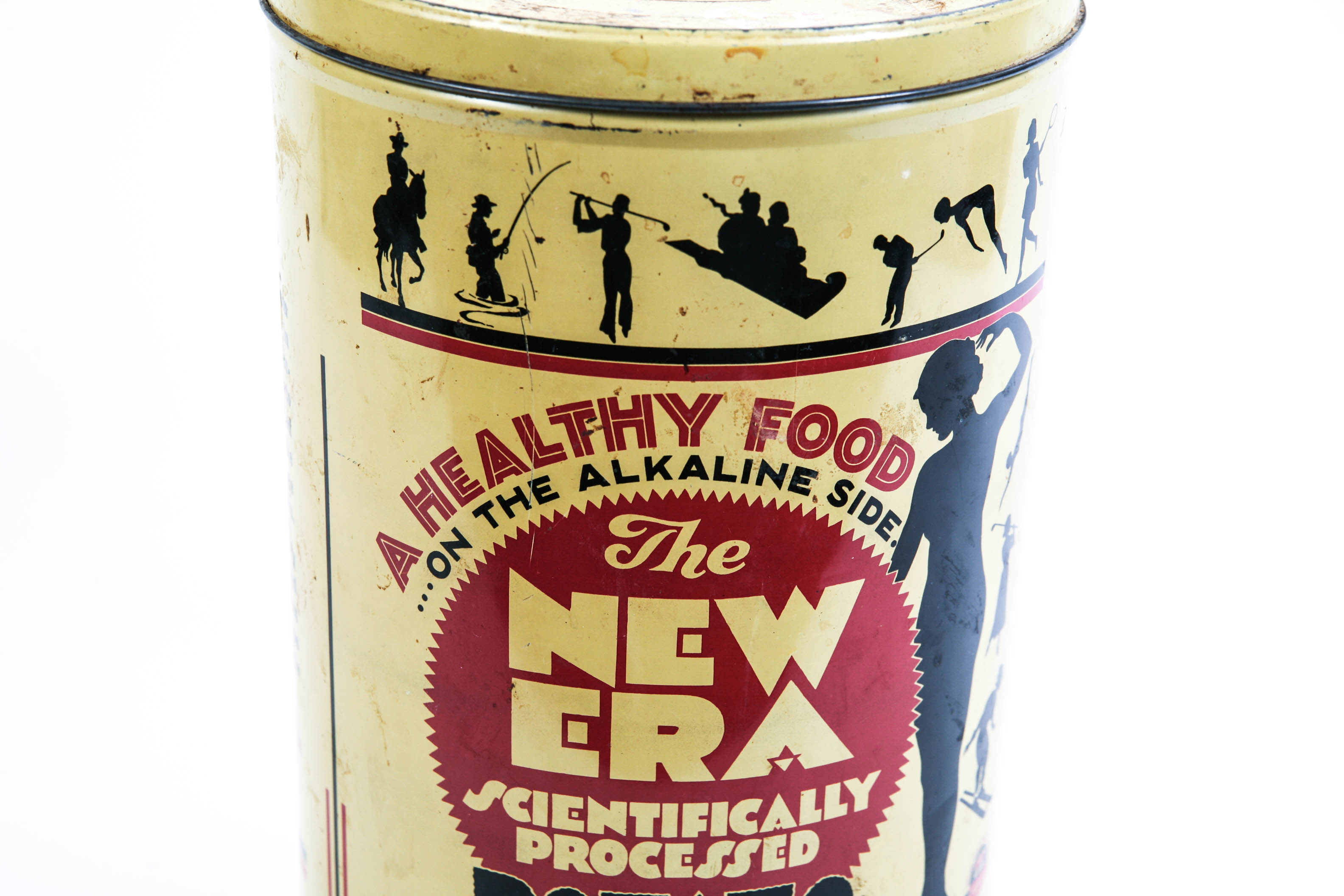 Vintage " New Era"  Potato Chip Canister