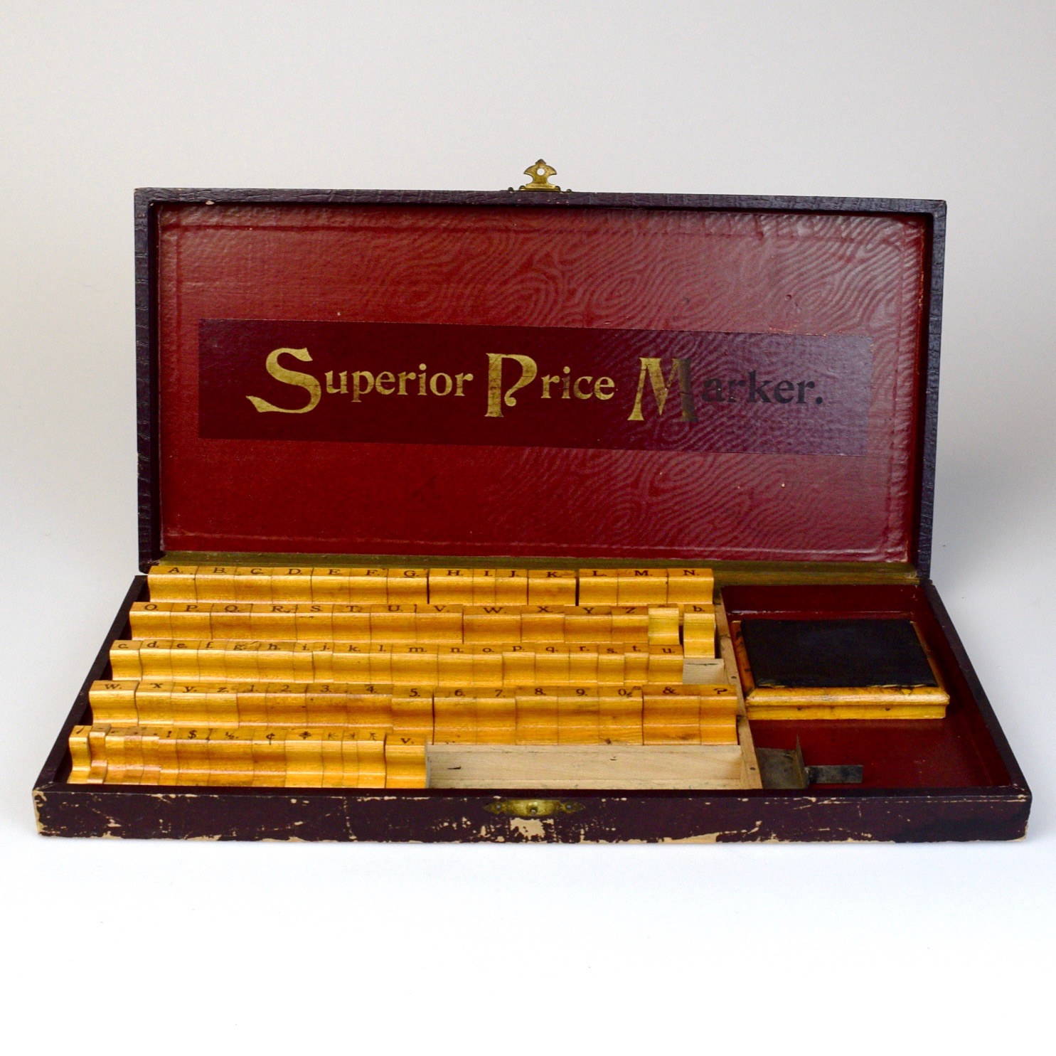 Vintage Superior Price Marker Stamp Set