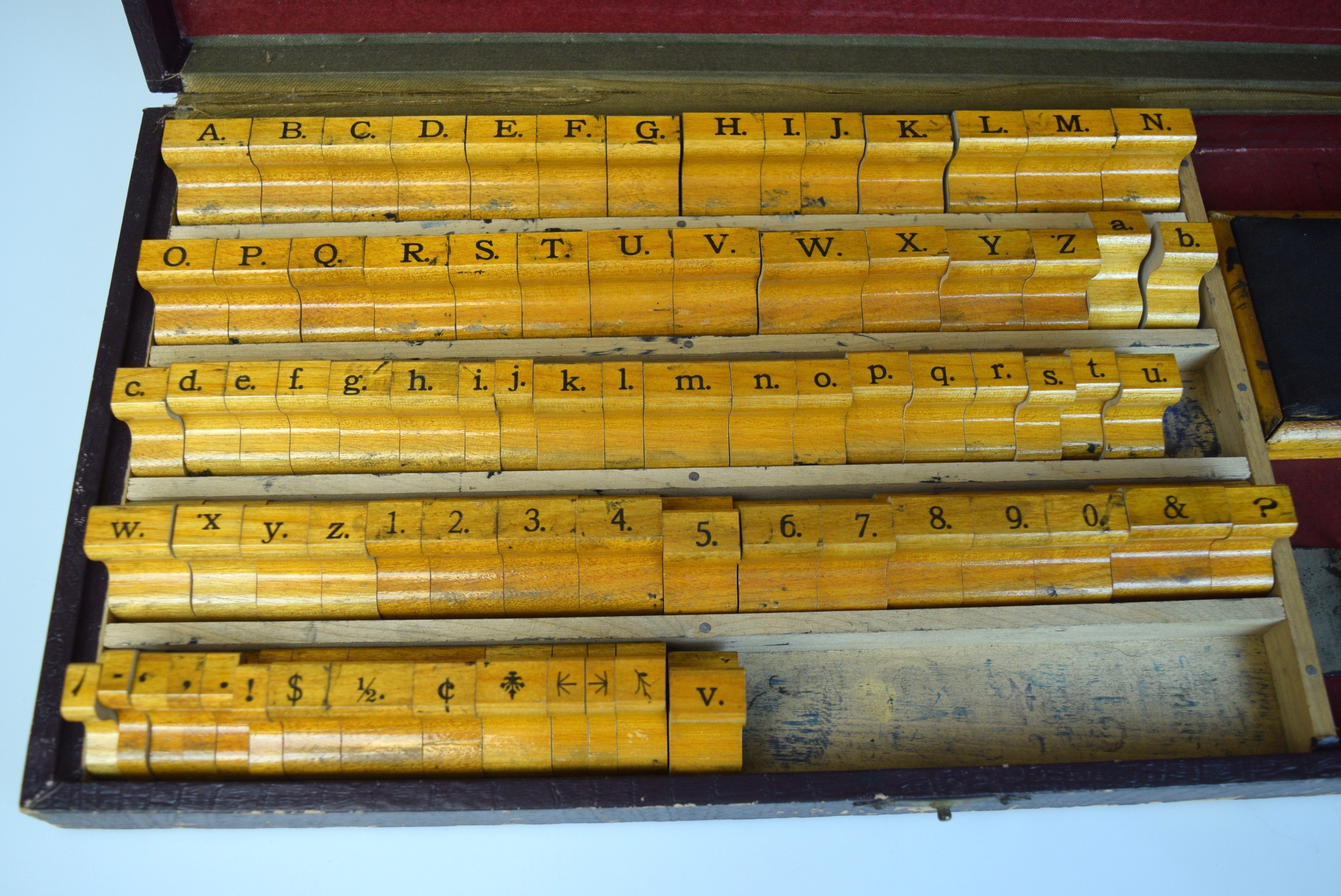 Vintage Superior Price Marker Stamp Set