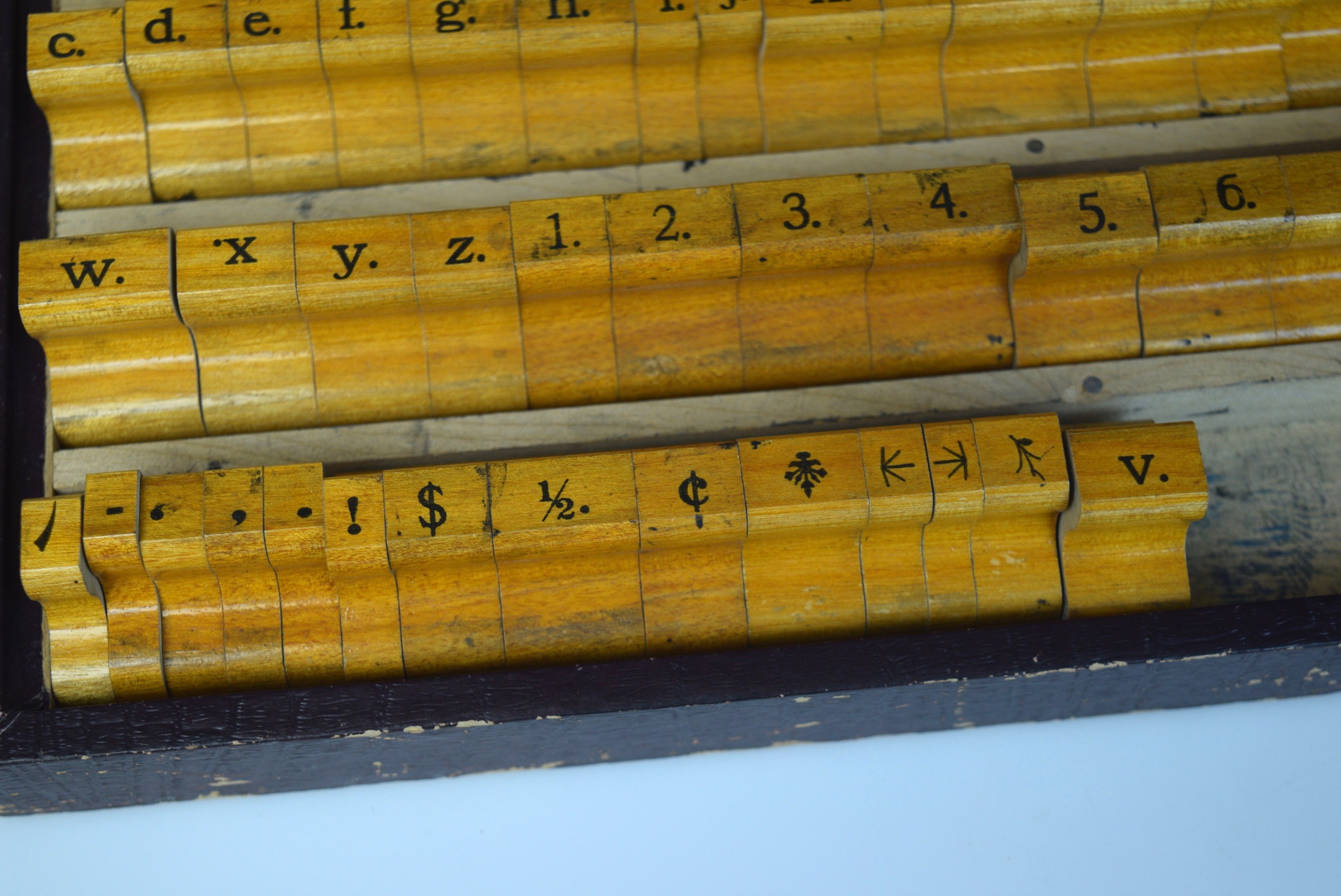 Vintage Superior Price Marker Stamp Set