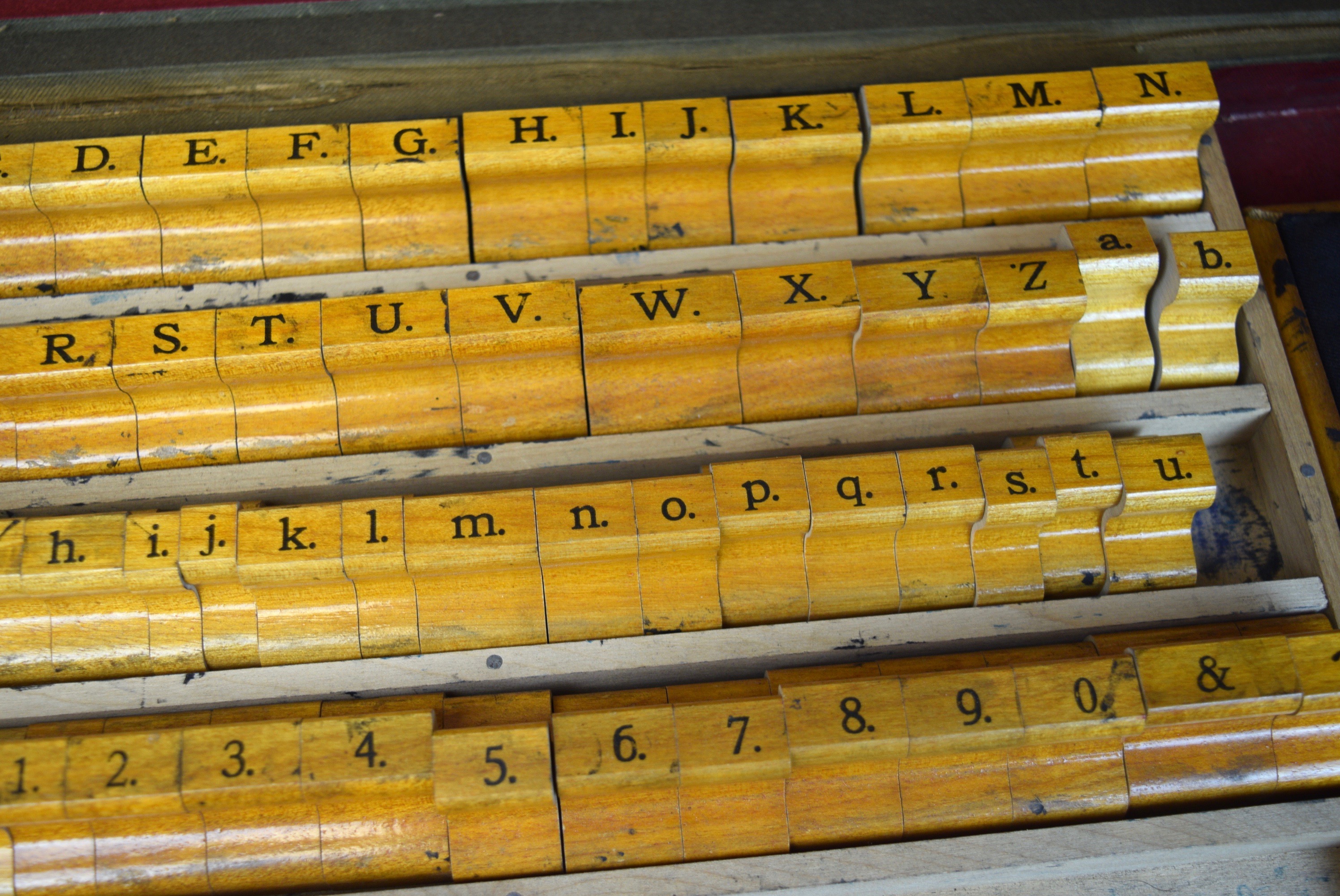 Vintage Superior Price Marker Stamp Set