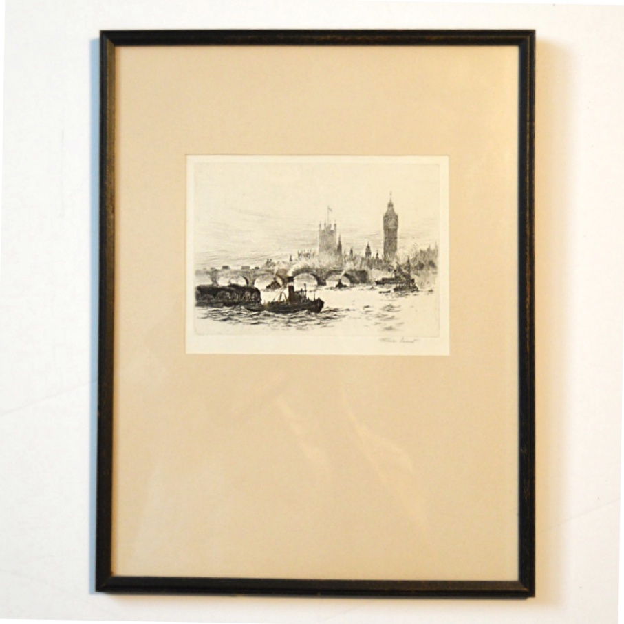 James Grant Etching Titled "London"