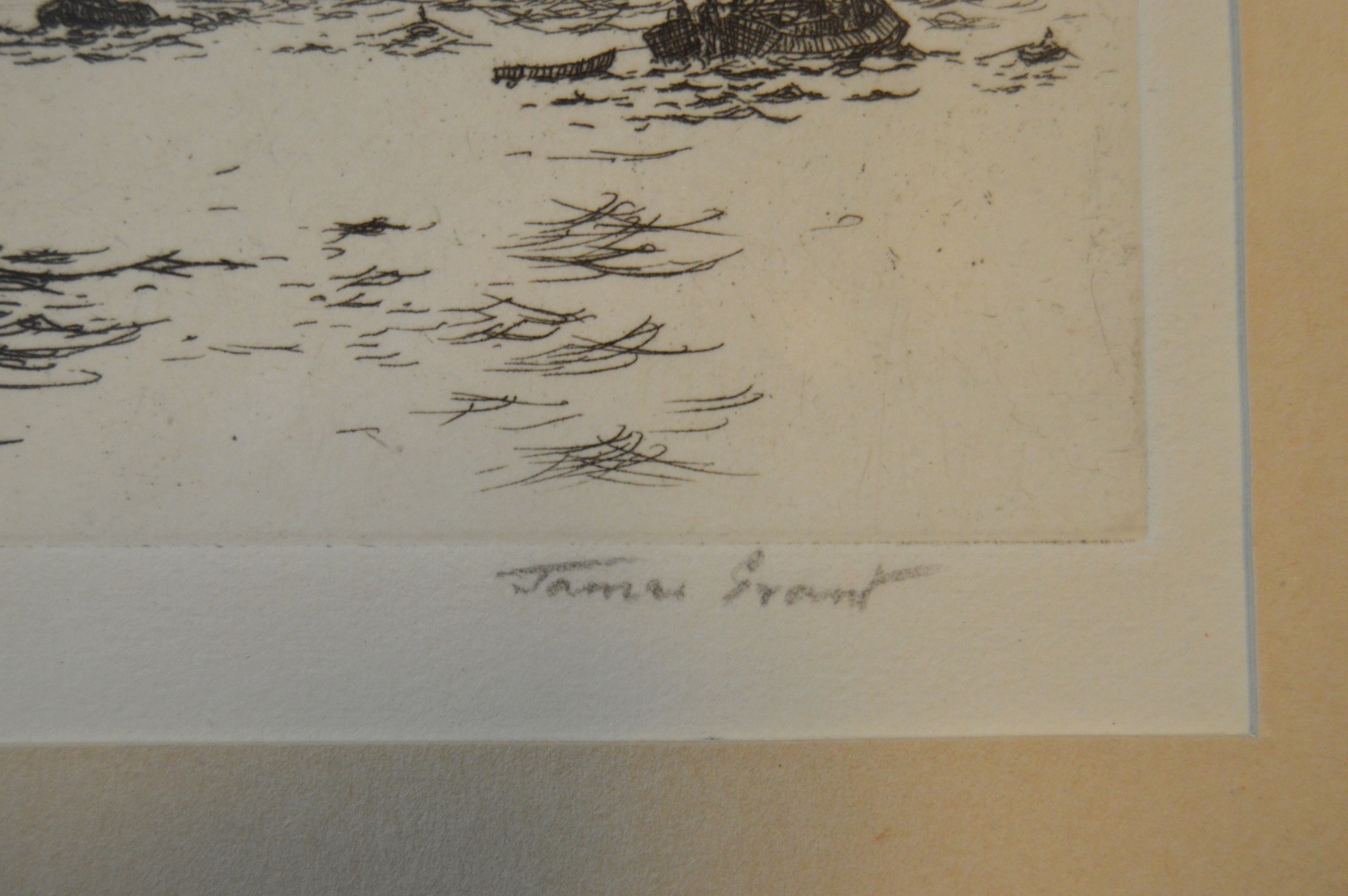 James Grant Etching Titled "London"