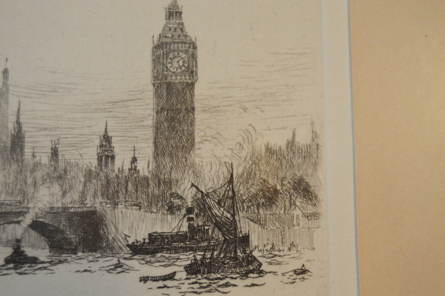 James Grant Etching Titled "London"