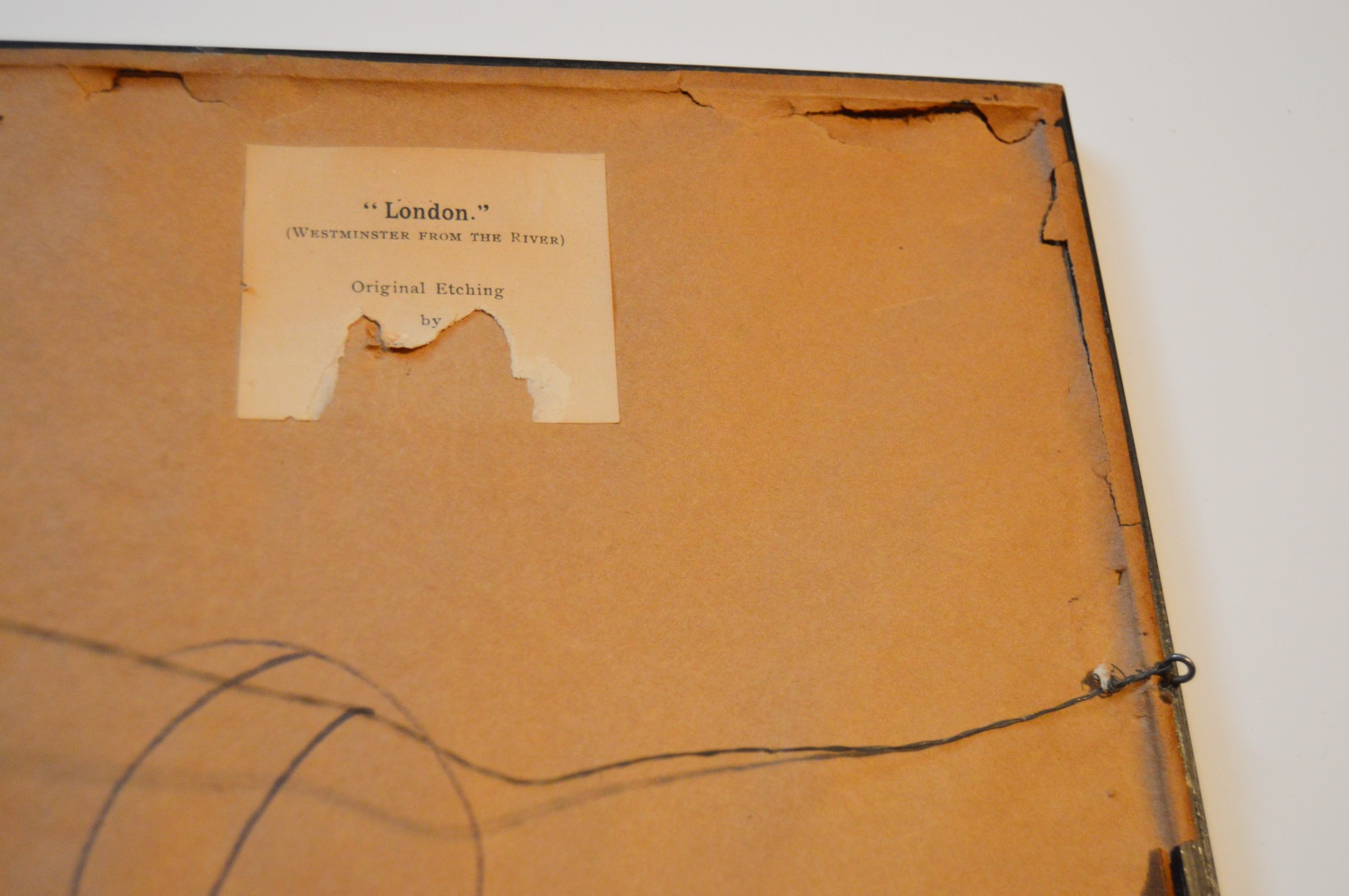 James Grant Etching Titled "London"