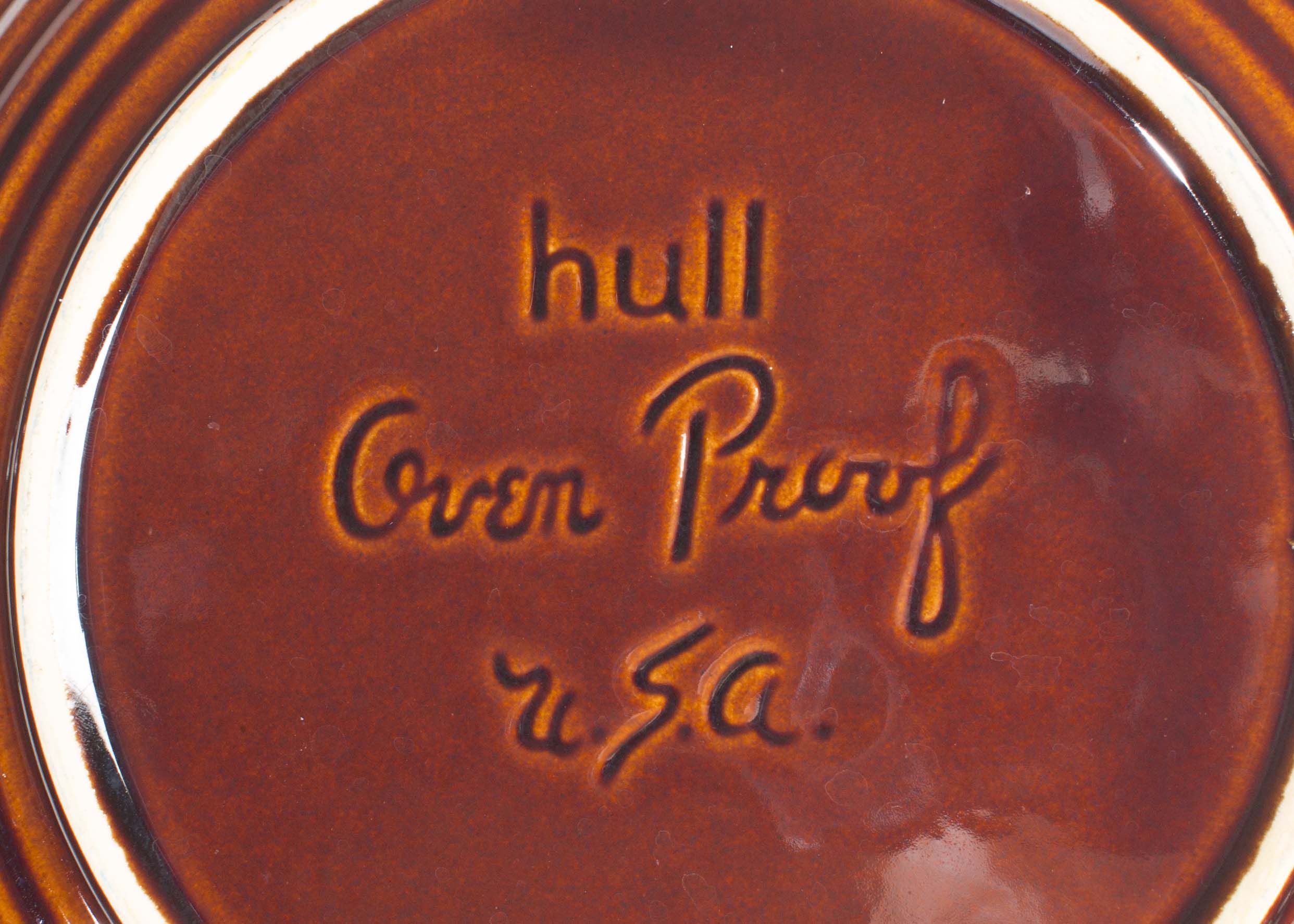 Vintage Hull Pottery Dinner Plates and Kitchen Accessories